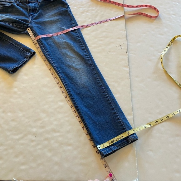 Levis Mid Rise Skinny Jeans Waist 27 Womens Size 4 Small Levi’s Denim Blue Faded - Picture 8 of 11